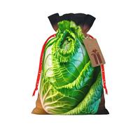 njkhbolk Reusable Bright Cabbage Print Gift Bag,For Christmas,Weddings,Parties,Jewelry,Candy,Coin Storage