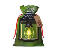 njkhbolk Reusable Firefly And Lantern Print Gift Bag,For Christmas,Weddings,Parties,Jewelry,Candy,Coin Storage