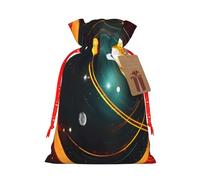 njkhbolk Reusable Solar System Jupiter Saturn Print Gift Bag,For Christmas,Weddings,Parties,Jewelry,Candy,Coin Storage