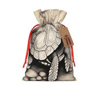 njkhbolk Reusable Turtle Write Print Gift Bag,For Christmas,Weddings,Parties,Jewelry,Candy,Coin Storage