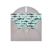 njkhbolk Shark Print Greeting Cards With Envelopes,Personal And Business Use,Birthday,Wedding