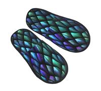 njkhbolk Soft Comfy 3d Magical Dragon Scales Pattern Print Slippers,Lightweight And Warm,Suitable For Indoor And Outdoor Wear