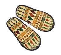 njkhbolk Soft Comfy Bohemia Style Traditional African Pattern Print Slippers,Lightweight And Warm,Suitable For Indoor And Outdoor Wear