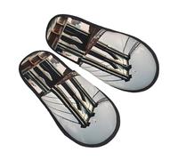 njkhbolk Soft Comfy Brooklyn Bridge S Print Slippers,Lightweight And Warm,Suitable For Indoor And Outdoor Wear