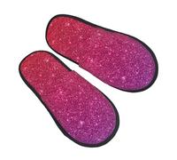 njkhbolk Soft Comfy Gradient Sequin Sparkle Print Slippers,Lightweight And Warm,Suitable For Indoor And Outdoor Wear