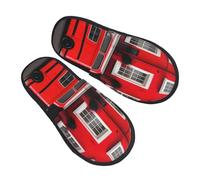 njkhbolk Soft Comfy London Street Print Slippers,Lightweight And Warm,Suitable For Indoor And Outdoor Wear