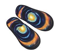 njkhbolk Soft Comfy Space Spiral Cosmic Energy Print Slippers,Lightweight And Warm,Suitable For Indoor And Outdoor Wear