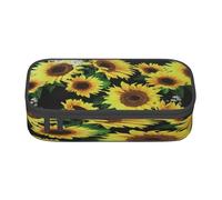 njkhbolk Sunflower 1 Print pencil case,large capacity,portable lightweight stationery box
