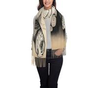 njkhbolk Turtle Write Print Scarfs For Women Scarf Soft Long Fashion Scarves Wrap Shawl, Black, One Size