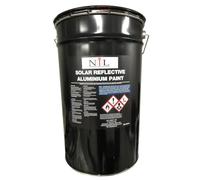NJL Aluminium Paint 25L | Solar Reflective Roof Paint | Silver | Solar Reflective Silver Paint & Aluminium Bitumen Coating | Reflects Light & UV To Cut Surface Heat on Flat Roofs
