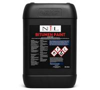 NJL Bitumen Paint Black 25L | Waterproofs Metal, Concrete, Iron, Steel