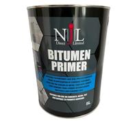NJL Bitumen Primer Base Coat 5L | Concrete, Metal, Wood & Felt Primer
