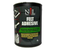 NJL Roofing Felt Adhesive Black 5L | Cold Applied Bitumen Adhesive
