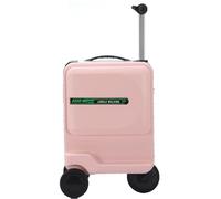 NJNRCOHXV Smart Electric Ride-On Suitcase 20 Inch Cabin Approved, 13km/h, 93.6Wh Removable Battery, USB Port, 110kg Load, PC Shell, Auto Telescoping Electric Luggage for Adults Kids