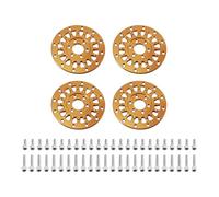 NJORA 4pcs Aluminum Wheel Faces for 1.3" ModuWheel