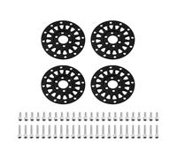NJORA 4pcs Aluminum Wheel Faces for 1.3" ModuWheel