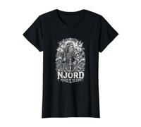 Njord Wealth of The Tides Norse Sea and King Myth Value Graphic T-Shirt