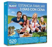 NJOY Experiences - Gift Box - 3 DAYS DELUXE FAMILY STAY - Gift Idea - Family stay for 2 nights for 3 or 4 people