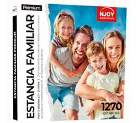 NJOY Experiences - Gift Box - Family Stay 3 DAYS Deluxe - Gift Idea - Family Stay for 2 Nights for 3 or 4 People