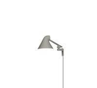 NJP Wall Lamp Short Arm 3000K Light Aluminum/ Gray