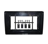 Njprmbq Center Console Radio Panel Frame Double DIN For 9/10 Inch To 7 Car Android Radio Bezel 2DIN Universal Frame Kit Cable Fascia Panel Adapter(Frame Ultrathin)