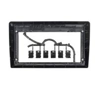 Njprmbq Center Console Radio Panel Frame Double DIN For 9/10 Inch To 7 Car Android Radio Bezel 2DIN Universal Frame Kit Cable Fascia Panel Adapter(Only Frame 9 Inch)
