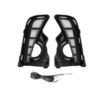 Njprmbq Fog Lamp Work Light For Toyota For Highlander 2017 2018 2019 White Yellow 12V LED Daytime Running Light DRL Front Bumper Daylights Turn Signal Fog Lamp