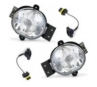Njprmbq For Dodge For Ram 1500 2500 3500 2002-2008 Front Bumper Anti Fog Light Pair Left&Right Lamp Assembly Work Light