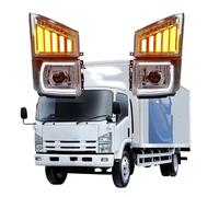 Njprmbq Headlights Assemblies 1 Pair For ISUZU 700P Truck Head Lamp With LENS And Corner Lamp(24V,RHD)