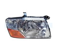 Njprmbq Headlights Assemblies Car Front Bumper Headlight For Mitsubishi For Pajero V73 2001 2002 2003 2004 2005 2006 Headlamp Lamp Head Light(For 2003-2006 right)