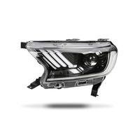 Njprmbq Headlights Assemblies For For Ranger 2015-2019 2020 Headlights Assembly Modified Project Lens LED For Mustang Dynamic Daytime Running Lights(LED Transparent)