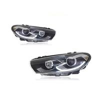 Njprmbq Headlights Assemblies Plug And Play Car LED Headlights Assemblies For VW For Scirocco 2009-2013 2014 2015 2016 2017 Fog DRL Brake Turn Signal Lamp