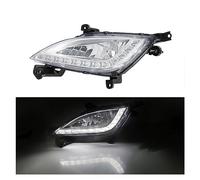 Njprmbq Lamp Shade For DRL Fog Covers Daytime Running Lights Car Front Bumper Fog Lamp Assembly 12V For Hyundai For Elantra For GT I30 2012 2013 2014 2015 2016 Headlight Shell(One LH)