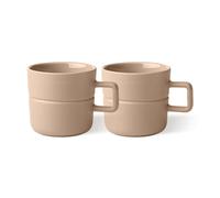 NJRD Lines mug 30 cl 2-pack beige