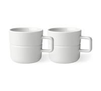NJRD Lines mug 50 cl 2-pack white