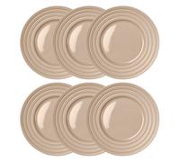 NJRD Lines plate Ø27 cm 6-pack beige