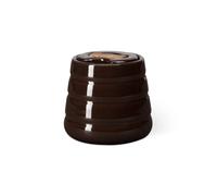 NJRD Lines sugar bowl brown