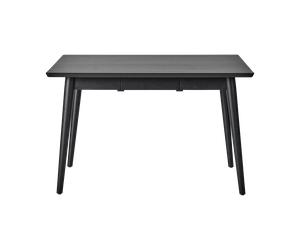 NJRD VIOR dining table 90x120 cm Black lacquered oak