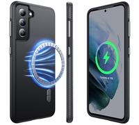 NJROW Strong Magnetic for Samsung Galaxy S21 Case Compatible with Magnetic [2024 Upgraded] [Dual Layer Heavy Duty] [Military Shockproof] Rugged Outdoor for Samsung Galaxy S21 Phone Case Slim,Black