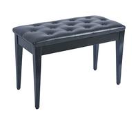 Njs Piano Or Keyboard Bench With Storage Compartment Black