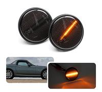 njssjd 1 Pair Smoke LED Dynamic Side Indicator Repeater Lights for M.azda MX-5 MK1 MK2 MK3 NA NB NC 1990-2015 Sequential Side Marker Turn Signal Lamps OEM Fit