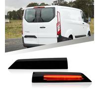 njssjd 2pcs LED Third Brake Light High Mount Stop Lamp for 2012-2022 F.ord Transit Custom Rear Central High Level 3rd Brake Light Smoked Lens
