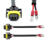 njssjd 2x H7/H3/H1 Male to H11/H8 Female Socket LED Headlight or Fog Light Retrofit Wiring Harness Connector Socket Adapter for Hyundai/Kia