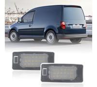 njssjd 2X LED License Number Plate Lights for 2016- V.W Ca.ddy Mk4 with Tailgate Door Canbus Error Free Rear Led Tag Lamps