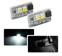njssjd 2x White LED Module Circuit Board Front Footwell Lights Kit for A.udi A3 S3 RS3 Q2 Q3 RS Q4 e-tron Interior Ambient Lamps