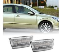 njssjd Dynamic LED Side Indicator Repeater Lights for Vauxhall O.pel Adam Astra H Corsa D Corsa E Insignia A Meriva B Zafira B Cascada Sequential Led Turn Signal Blinker Lamps Clear Lens