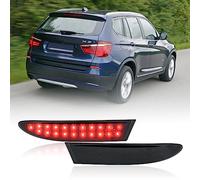 njssjd LED Rear Bumper Reflector Light Tail Light Compatible with 2010-2014 B.MW X3 F25 Pre-LCI, 2015-2017 B.MW X3 F25 LCI w/M Aerodynamics Package