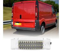 njssjd LED White License Plate Light Compatible with O.pel Vivaro A B, R.enault Trafic II III, N.issan NV300 Primastar, F-iat Talento Number Plate Light Tag Lamp
