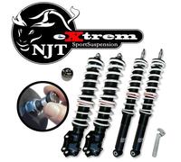 NJT eXtrem coilover suspension, adjustable damping, suitable for VW Golf 3,...