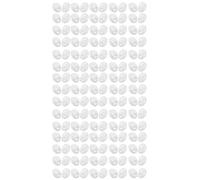 NJTHNTJR 75 Pairs of Silicone Eyeglass Nose Pads Push in Round 9mm